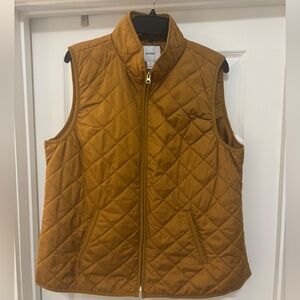 Mustard Quilted Vest